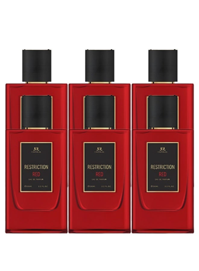 كابورال 6 قطع عطر ريستركشن ريد للرجال 100 مل - Image 1
